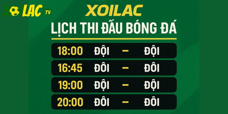 Lịch thi đấu là gì? Lịch thi đấu là gì?